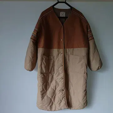 TITICACA 퀼팅 롱 코트