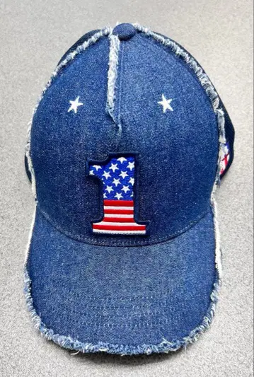 YOSHINORI KOTAKE 성조기 넘버 1 자수 데미지 가공