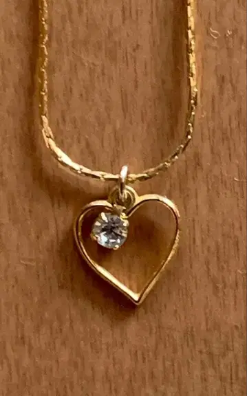 여성용 목걸이 하트