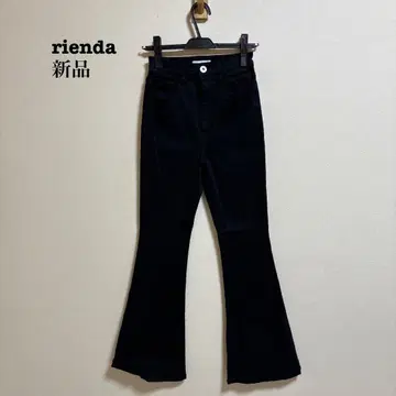 새상품 rienda 부츠컷 J/W PT 블랙 24