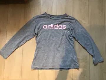 adidas 그레이 긴팔 T셔츠 S