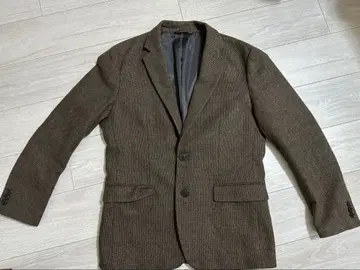 [ SHIPS ] 브라운 트위드 테일러드 자켓