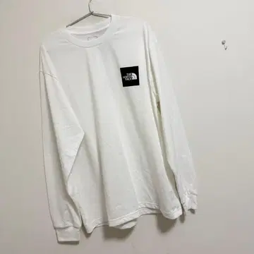 더 노스페이스 롱 슬리브 스퀘어 로고 티