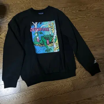 미사용 새상품 OFFSHORE 맨투맨 L 사이즈 블랙