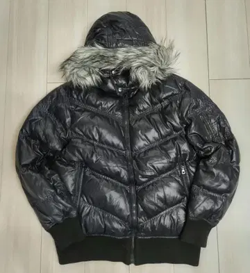 유니클로 프리미엄 다운 자켓 블랙 L 퍼 포함 남성용 y2k 3way