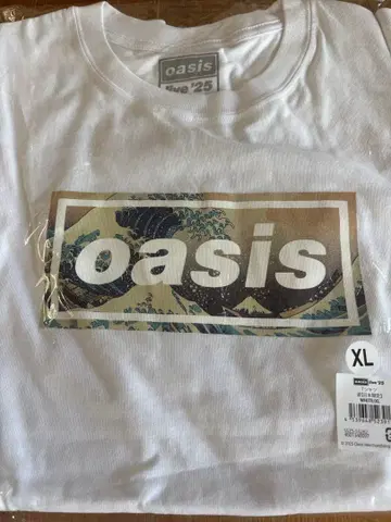 [ 미사용 새상품 ] oasis 티셔츠 파도 XL