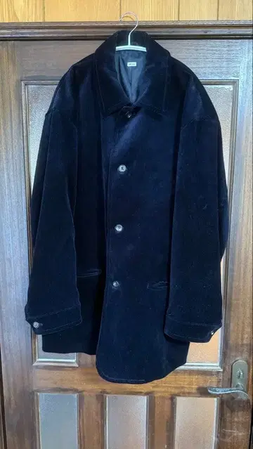 the day British corduroy car coat