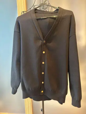 두지엠 클라세 블랙 가디건 긴팔 일본제