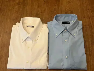 미사용 2장 세트 takaQ/FLIC 긴팔 노다리미 셔츠 39-84