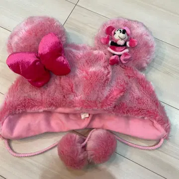 미니 마우스 팬 캡 핑크