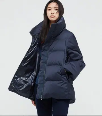 UNIQLO +j 질 샌더 콜라보 다운 네이비 S