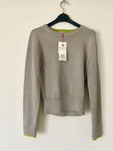 미사용 새상품 드레 라메 릴리얀 니트 풀오버 오버 사이즈 36