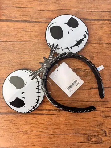 도쿄 디즈니 리조트 2025 할로윈 잭 스켈링턴 머리띠