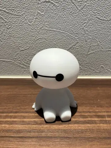 베이맥스 피규어 마스코트 고개 흔들리는 인형 받침대 탈부착 가능