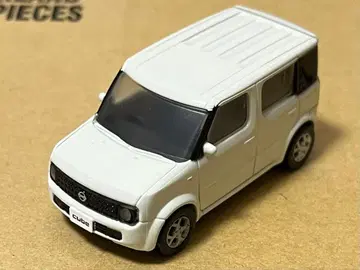 닛산 큐브 모델카 Cube 가챠 펄 화이트 스탠드스톤즈