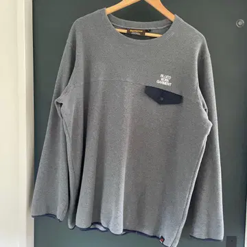 Bluco Work Garment 그레이 L 사이즈 긴팔 티셔츠