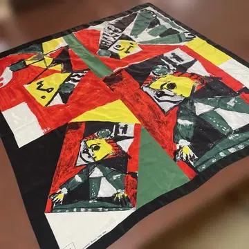 피카소풍 아트 스카프 2008년 디자인 이탈리아제