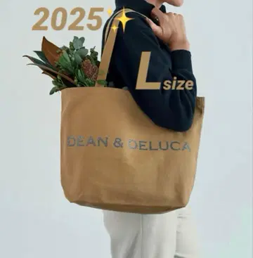 한정품 DEAN & DELUCA 차리티 토트 2025 카페오레 L