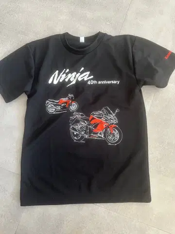 Ninja 40주년 기념 T셔츠 S/M 2장 세트