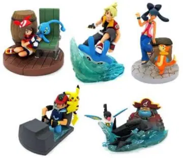 포켓몬 리얼 피규어 컬렉션 하루카와 마나피 받침대 없는 사진이 모든 상품