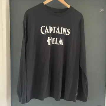 CAPTAINS HELM 블랙 긴팔 티셔츠 L 사이즈