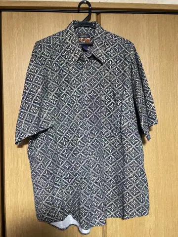 HIGH SIERRA 기하학 패턴 반팔 셔츠 L 사이즈