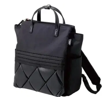 라미플러스 퀼팅 디자인 백팩 토트처럼 보이는 세련된 디자인