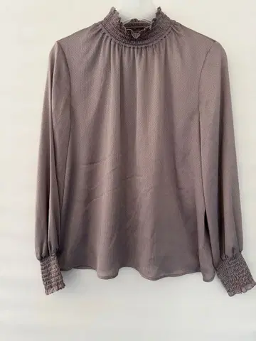 [ 새상품 ] NATURAL BEAUTY BASIC 핑크 연보라 블라우스