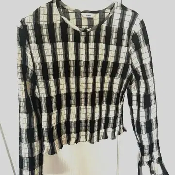 CLANE SHIRRING DESIGN BLOUSE MIX size1