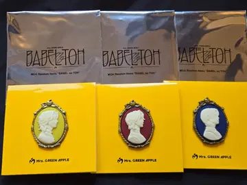 Mrs. GREEN APPLE 미세스 바벨의 탑 카메오 핀즈 3개 세트