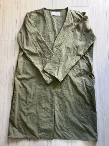 MUYA 나일론 발리 코트 카키 사이즈 2