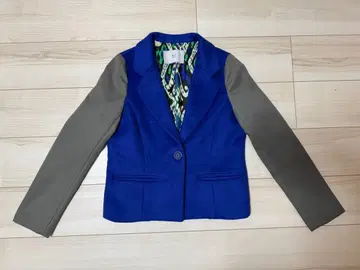 SLY 테일러드 자켓 파랑 그레이