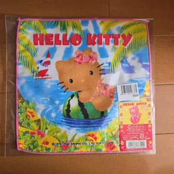 헬로키티 여름 한정판 손수건 2002년 판매