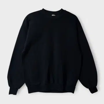 90s JERZEES 무지 맨투맨 블랙 USA L