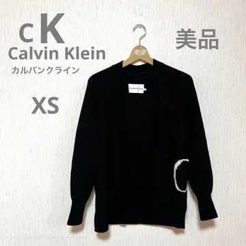 Calvin Klein 블랙 긴팔 가디건 블랙 XS 새상품급