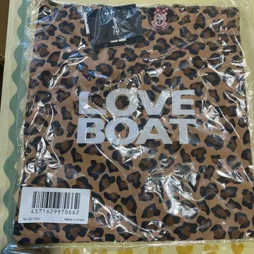 레오파드 무늬 LOVE BOAT 토트백