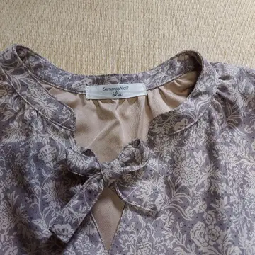 Samansa Mos2 꽃무늬 긴팔 셔츠 그레이지