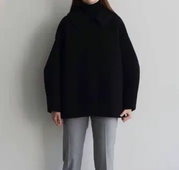 OHGA 본딩 코트 블랙 M