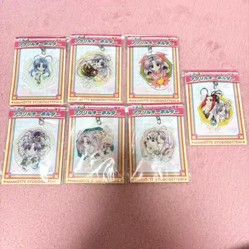 마모테 슈고게텐 아크릴 키링 7점 세트