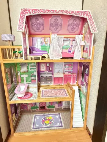 KidKraft 3층 테라스형 인형의 집