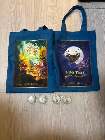 판타지 스프링스 피터팬 팅커벨 가방 배지