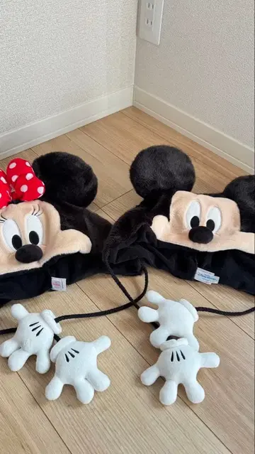 미키 미니 귀도리 모자 58cm 세트 판매