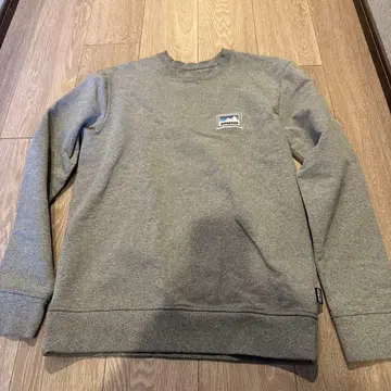 파타고니아 그레이 크루넥 트레이닝복