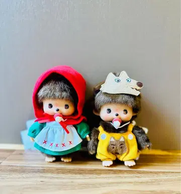 몽치치 빨간 망토와 늑대 봉제 인형 2체 세트 할인 불가