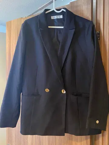 새상품급 NATURAL BEAUTY BASIC 네이비 테일러드 자켓