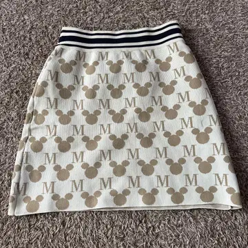 moussy 디즈니 미키 콜라보 스커트 모노그램