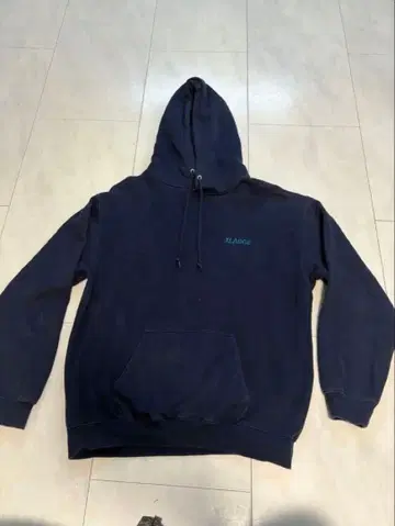 XLARGE 네이비 후드티
