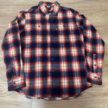 FTC 플란넬 셔츠 M 사이즈 체크 무늬