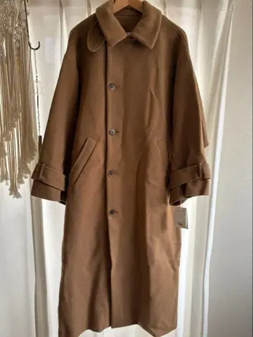 즉시 완판 ETRE TOKYO 밀리터리 리버 코트 베이지 M