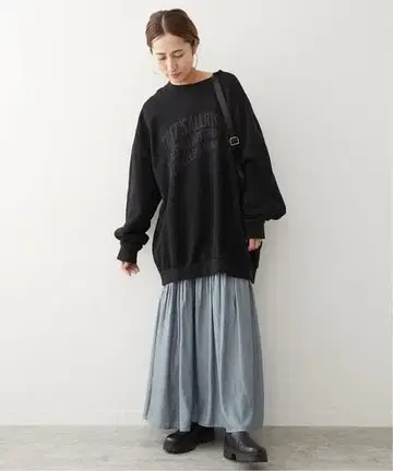 새상품급 프레임워크 에어리 스커트 정가 20,900엔 블루 롱